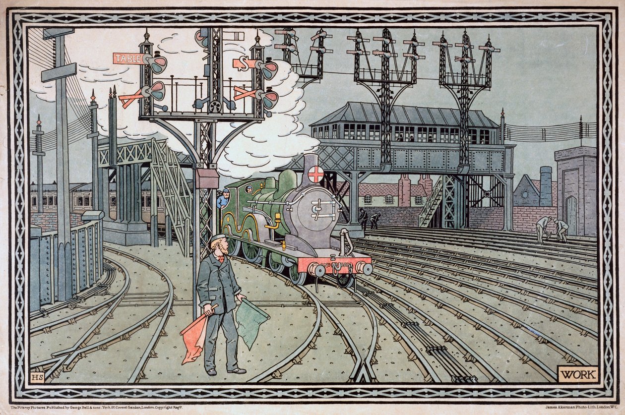 Arbeit, ca. 1910 von James Akerman