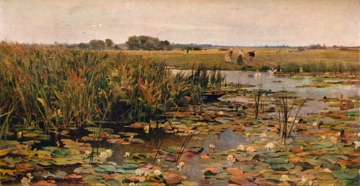 Seerosen, ca. 1870 von James Aumonier