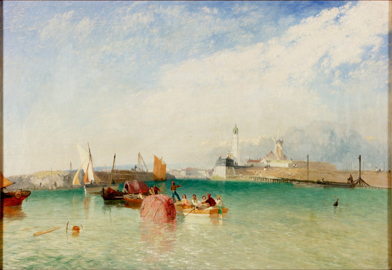 Der Hafen, Littlehampton, 1851 von James Baker Pyne