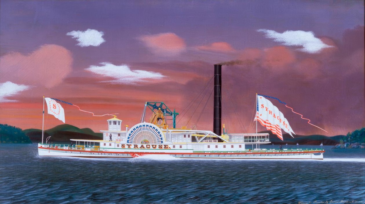 Der Raddampfer Syracuse von James Bard