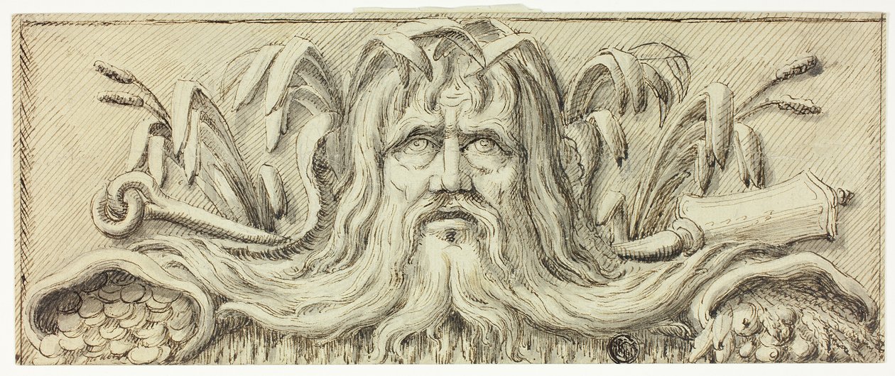 Kopf des Neptun von James Barry