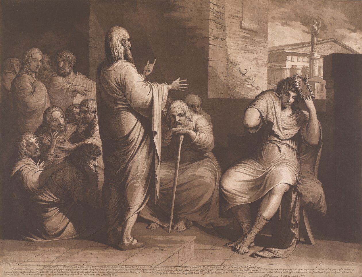 Das Gespräch von Polemon von James Barry