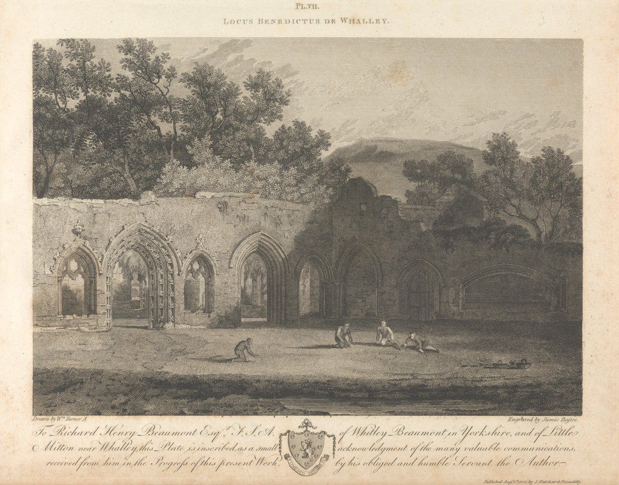 Kreuzgänge der Abtei Whalley von James Basire