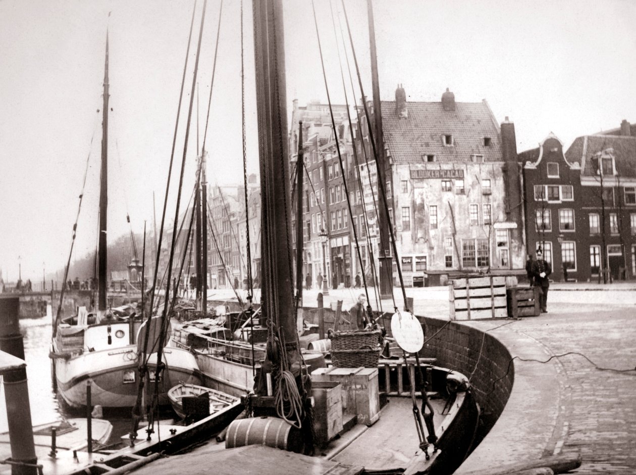Kanalboote, Rotterdam von James Batkin