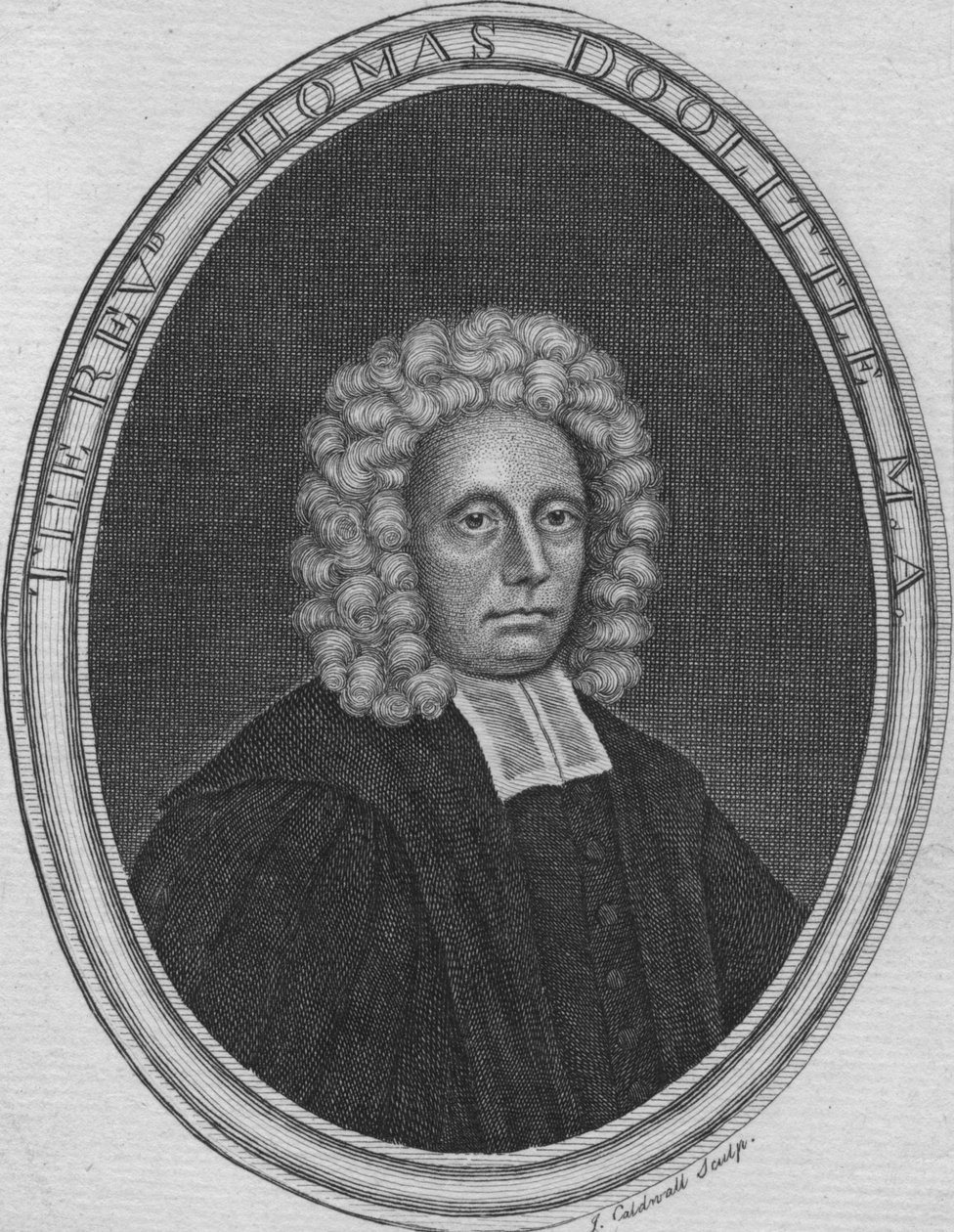 Der Reverend Thomas Doolittle M.A., ca. 1775 von James Caldwall