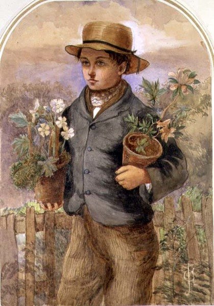 Gartenjunge von James Collinson