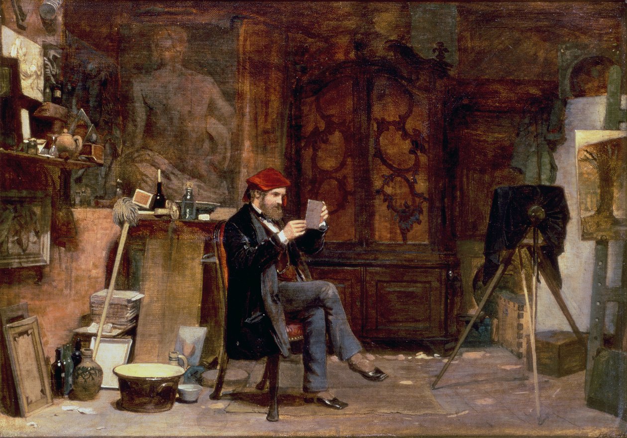 Das Fotostudio, ca. 1850 von James Digman Wingfield