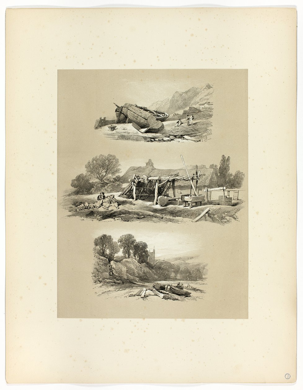 Mumbles, aus Picturesque Selections von James Duffield Harding