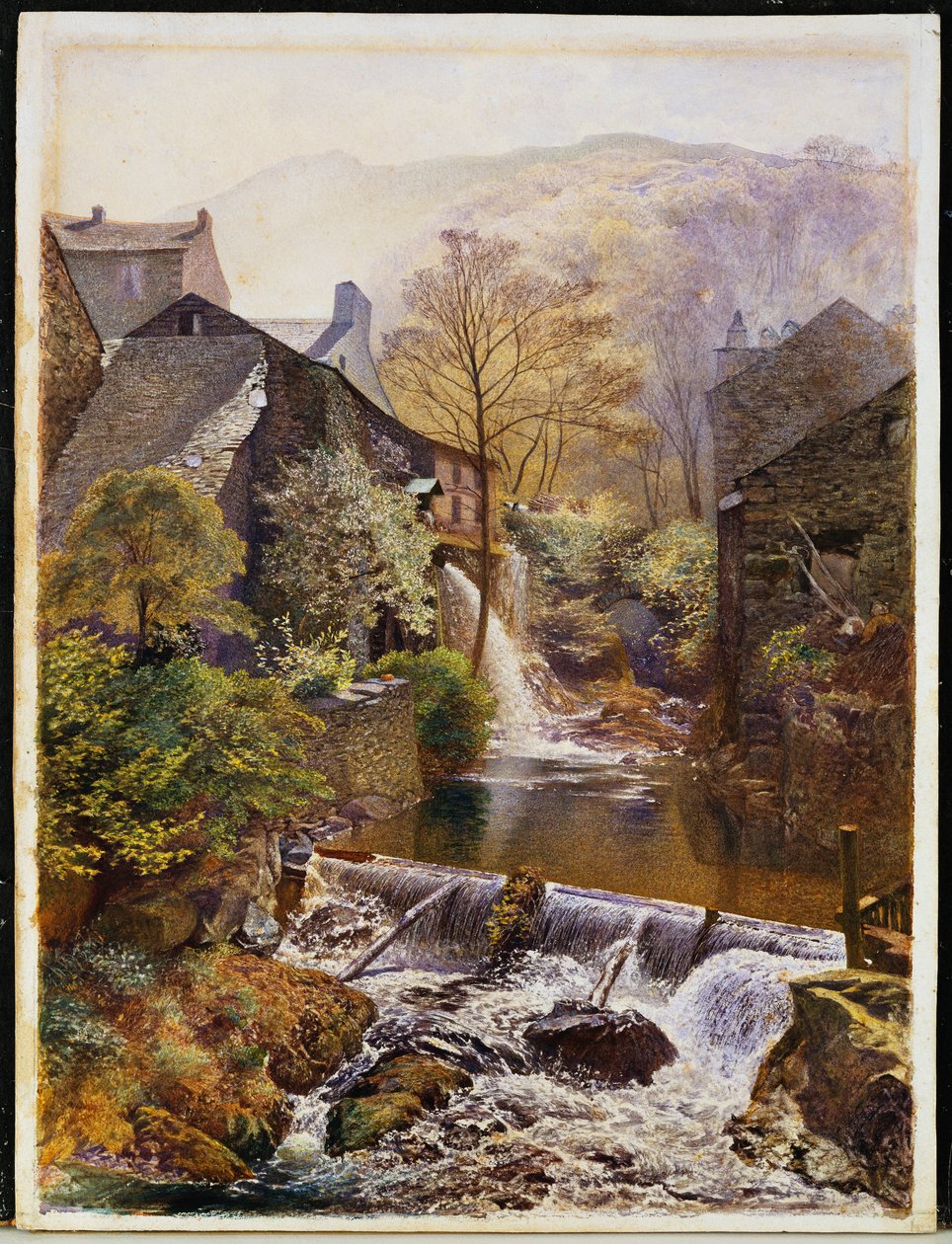 Die alte Wassermühle von James Duffield Harding