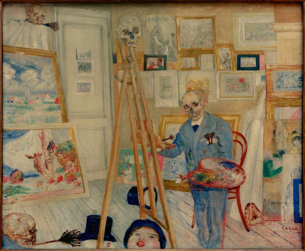 Der Skelettmaler von James Sidney Ensor