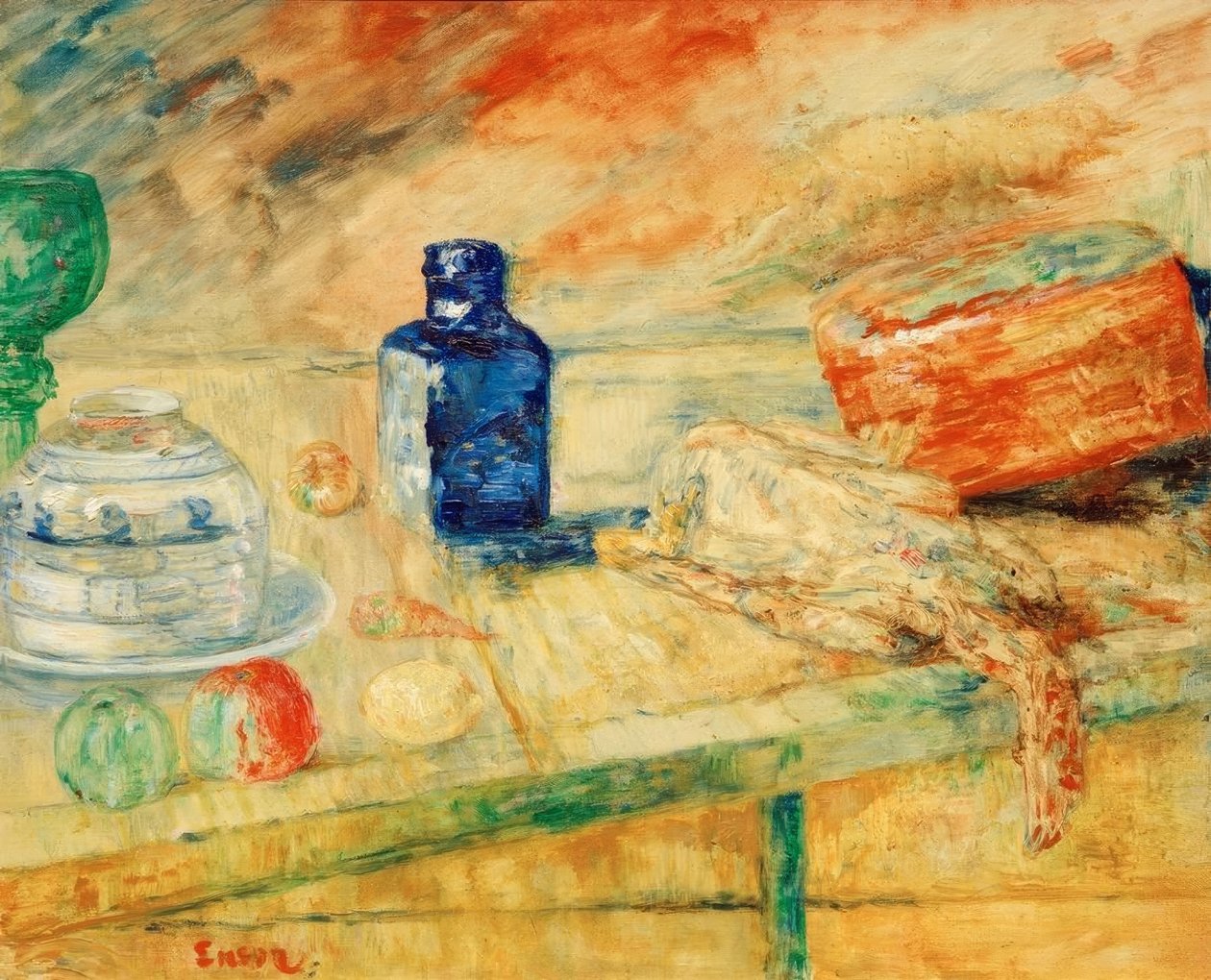 Der blaue Flakon von James Sidney Ensor