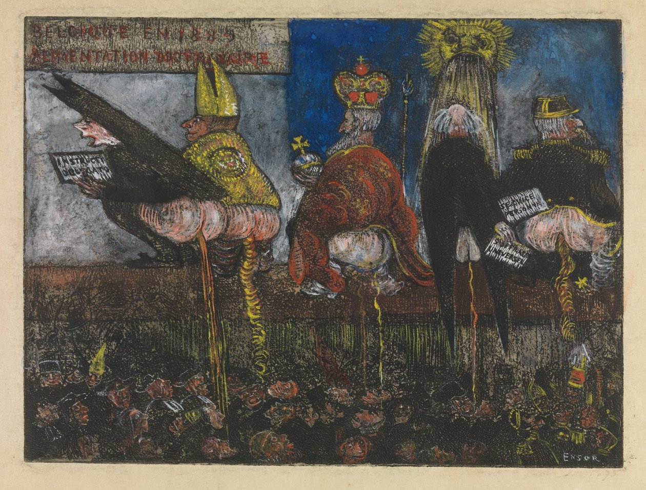 Doktrinäre Nahrung von James Ensor