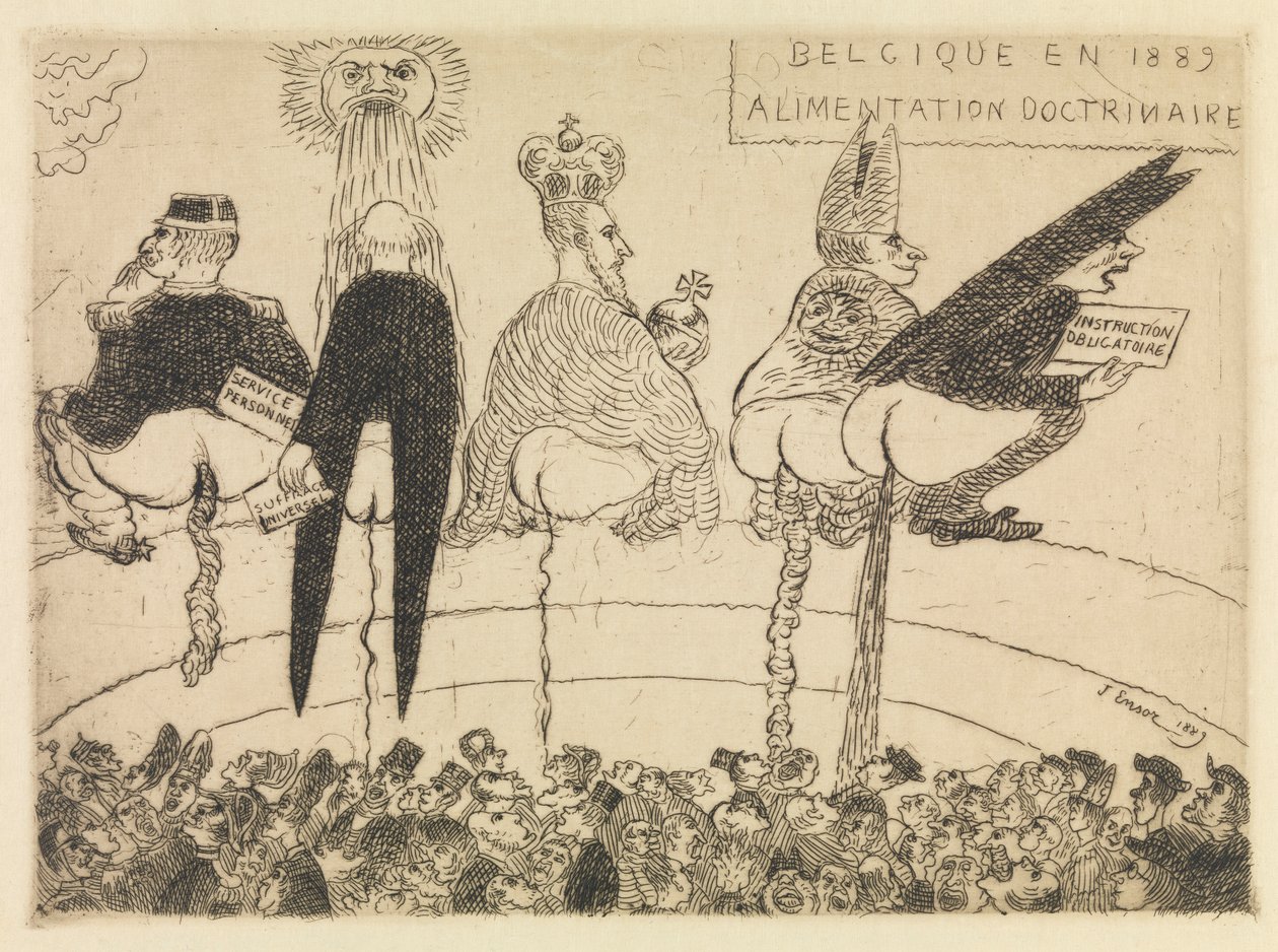 Doktrinäre Nahrung von James Ensor