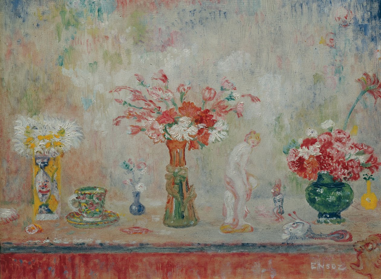 Fantastisches Stillleben, ca. 1917 von James Ensor