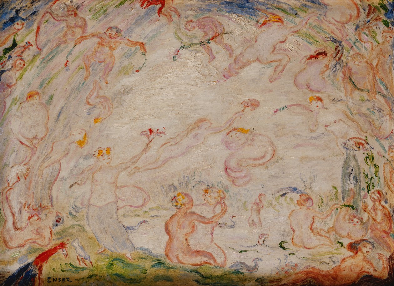 Gesten der Nymphen von James Ensor