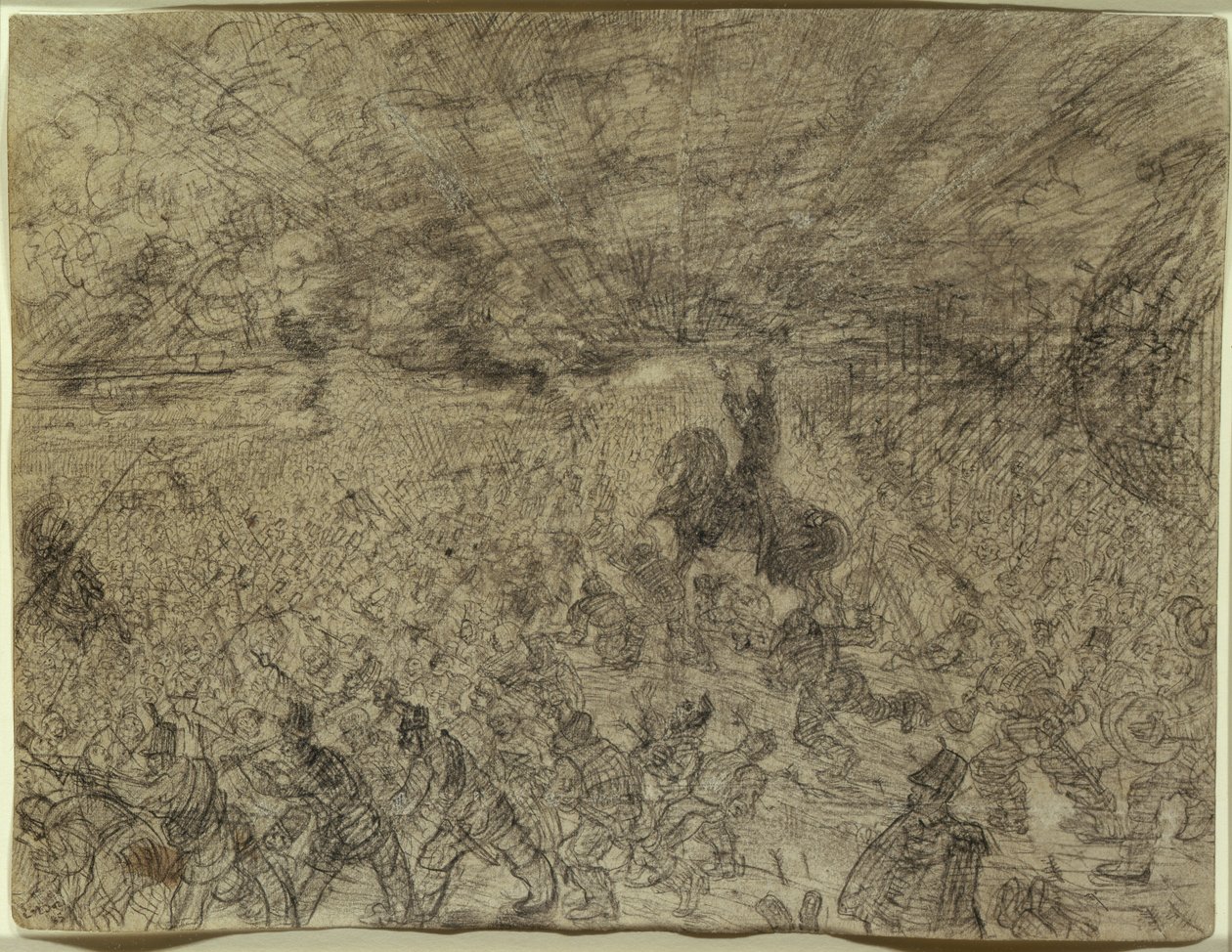 Josua stoppt die Sonne von James Ensor