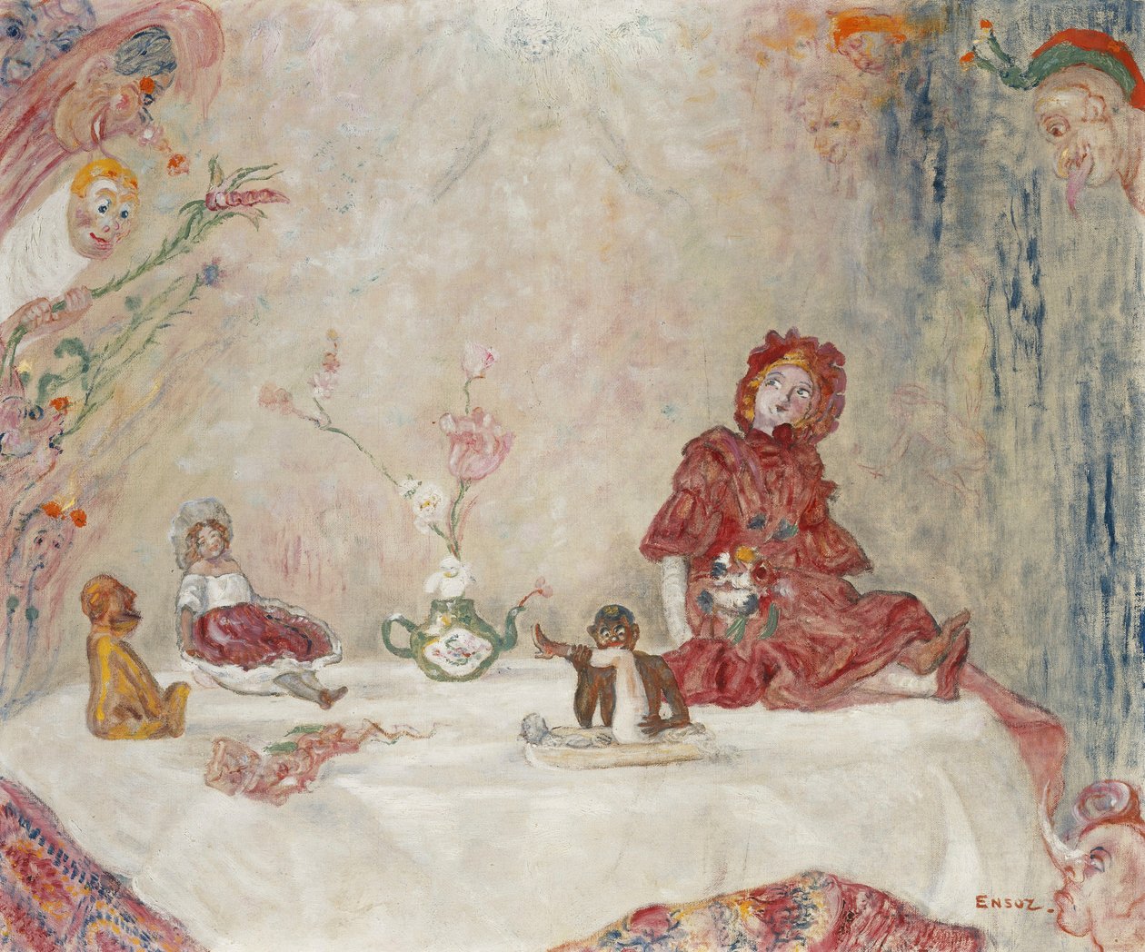 Masken und Puppen von James Ensor