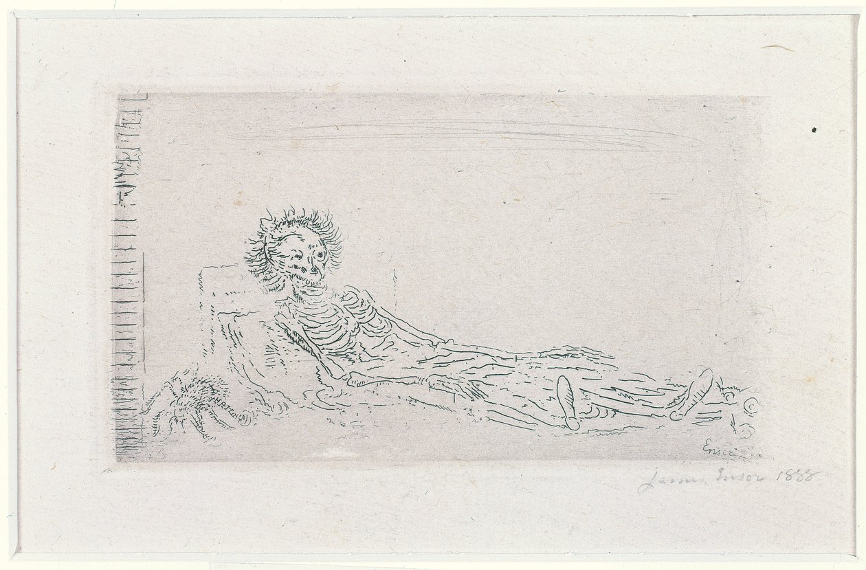 Mein Porträt im Jahr 1960 von James Ensor