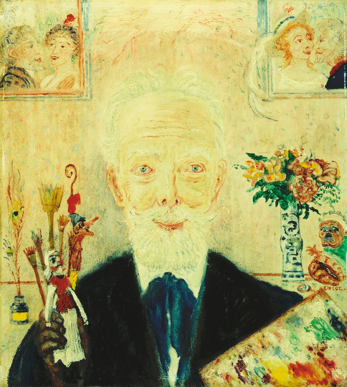 Selbstporträt von James Ensor