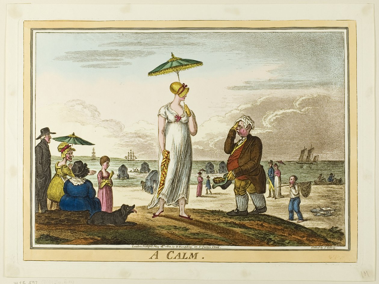 Eine Ruhe von James Gillray