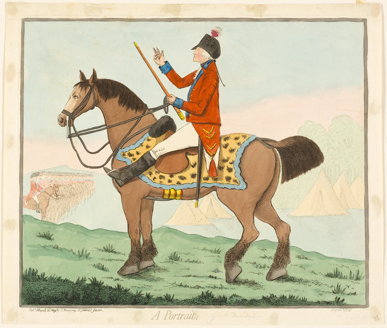 Ein Porträt von James Gillray