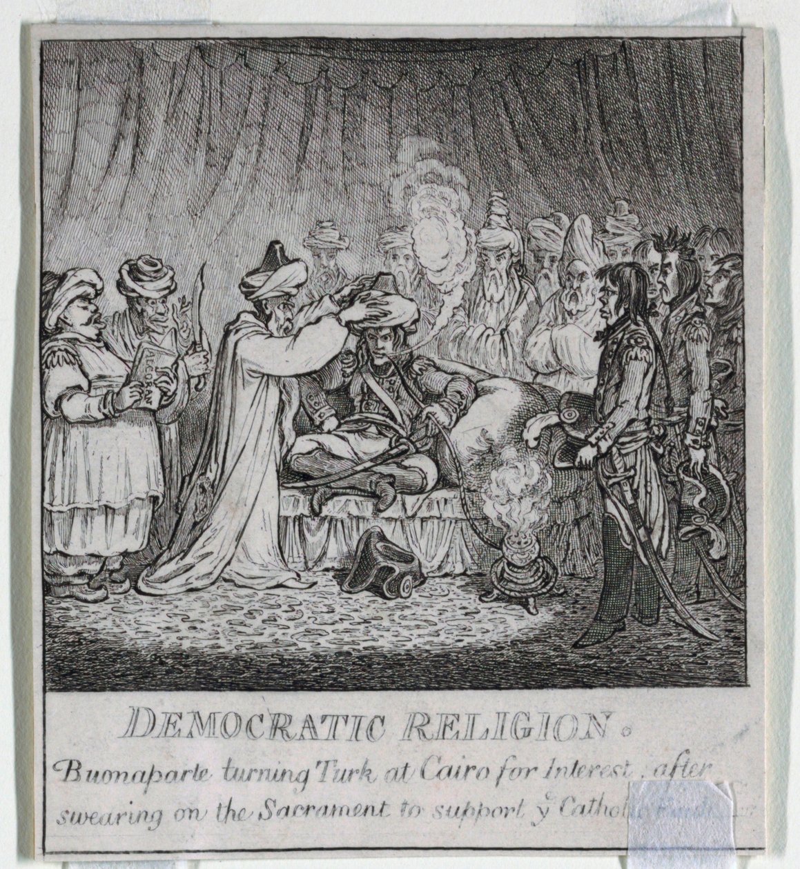 "Demokratie, oder eine Skizze o von James Gillray