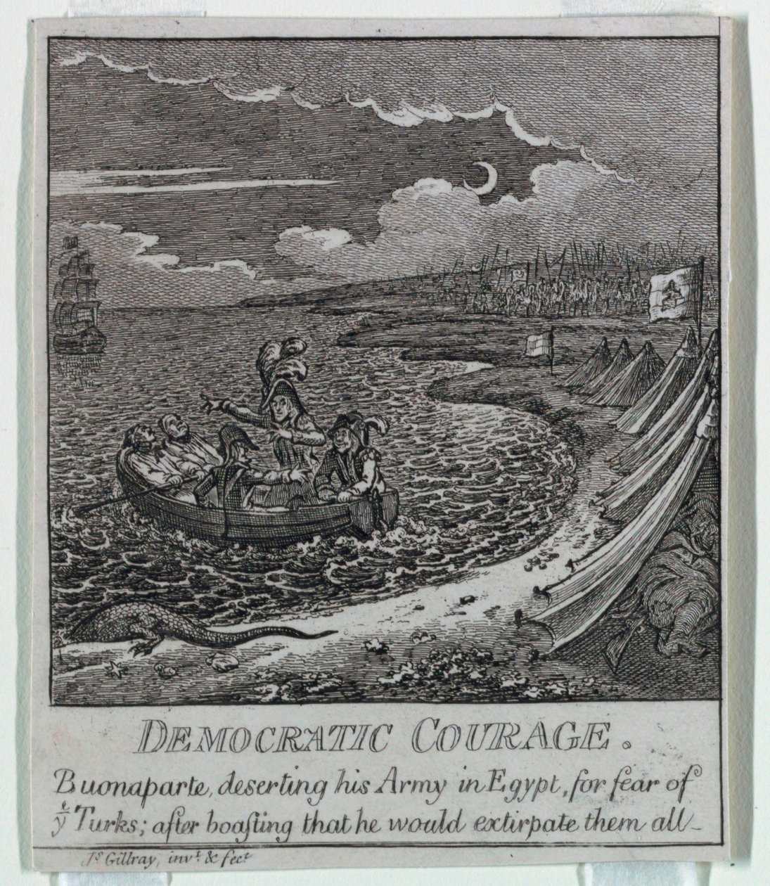 Demokratie, oder eine Skizze von James Gillray