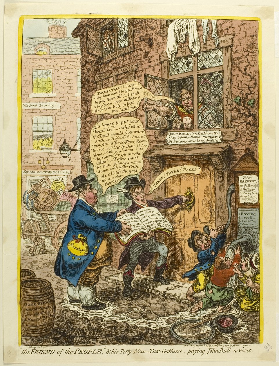 Freund des Volkes von James Gillray