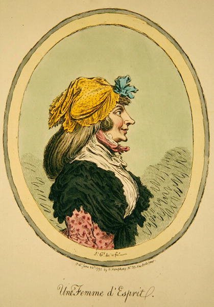 Eine Frau von Geist von James Gillray
