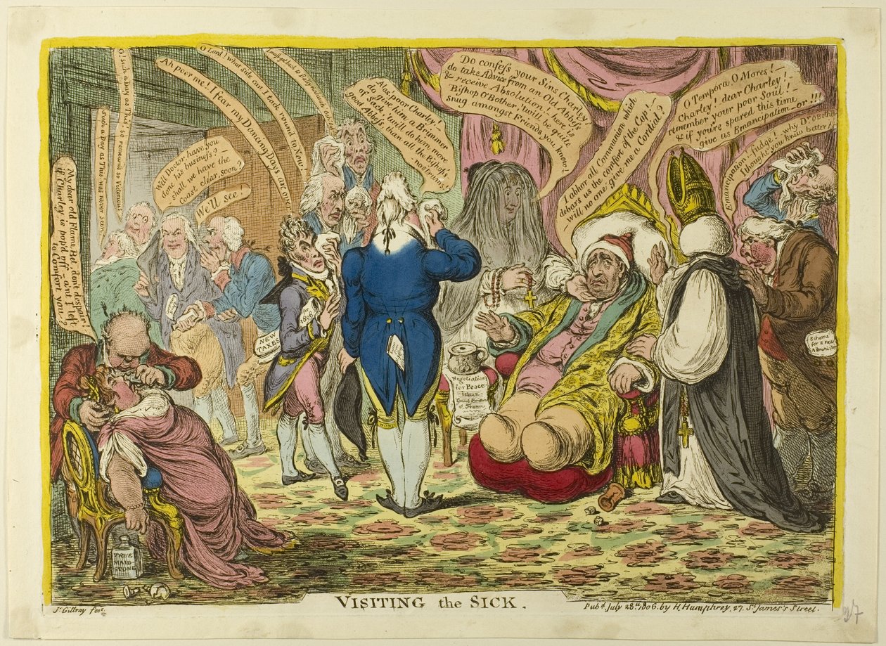 Krankenbesuch von James Gillray