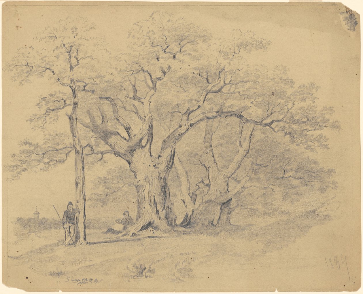 Bei den alten Eichen von James Goodwyn Clonney