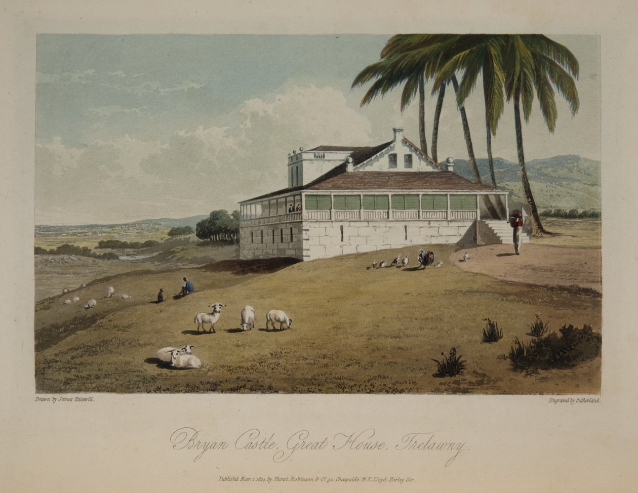 Bryan Castle, Great House, Trelawny von James Hakewill