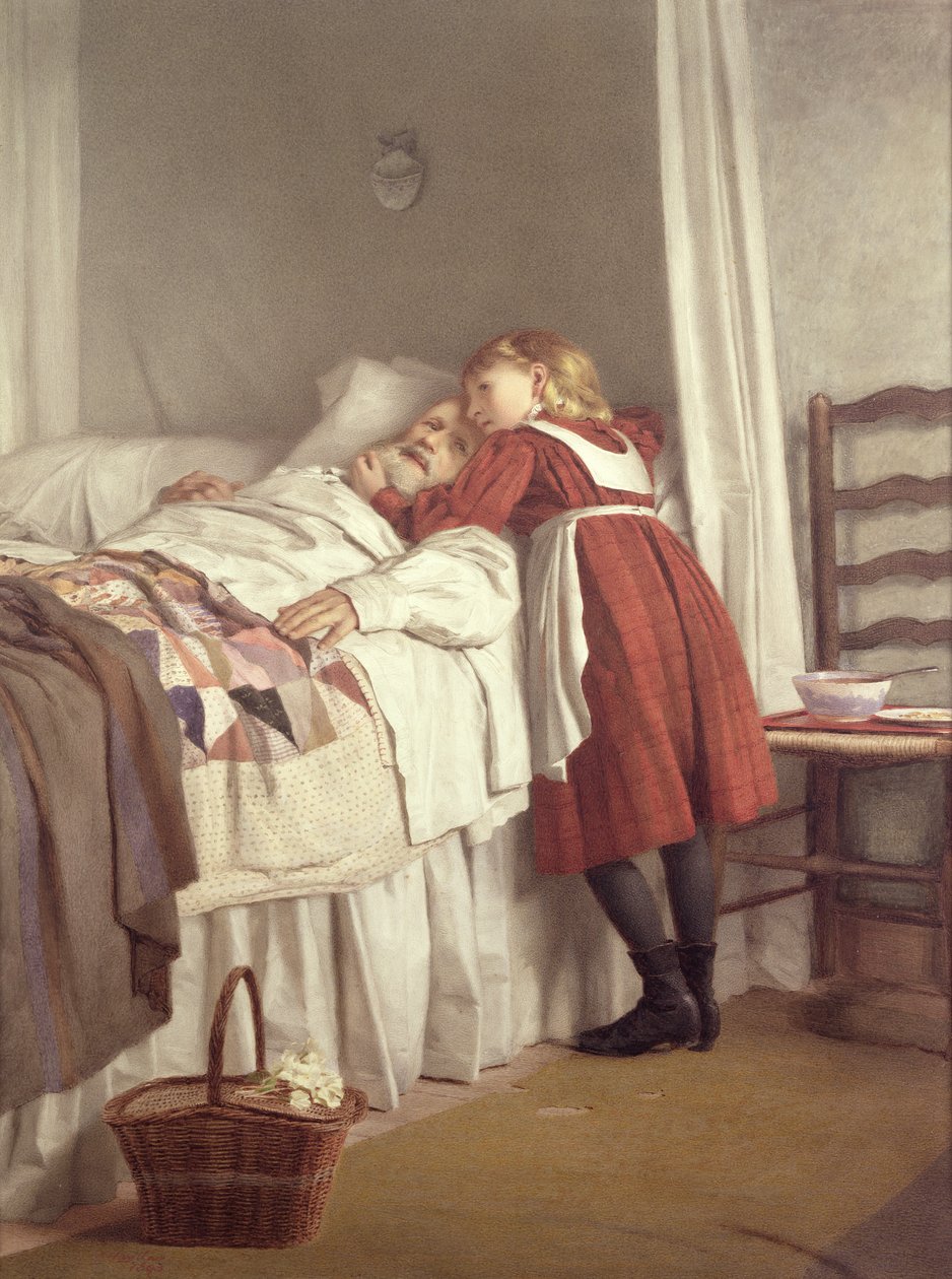 Großvaters kleine Krankenschwester von James Hayllar