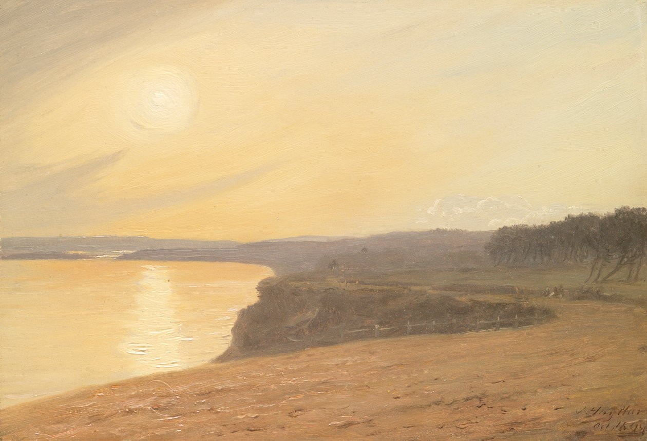 Sonnenuntergang, in der Nähe von Bournemouth, 1899 von James Hayllar