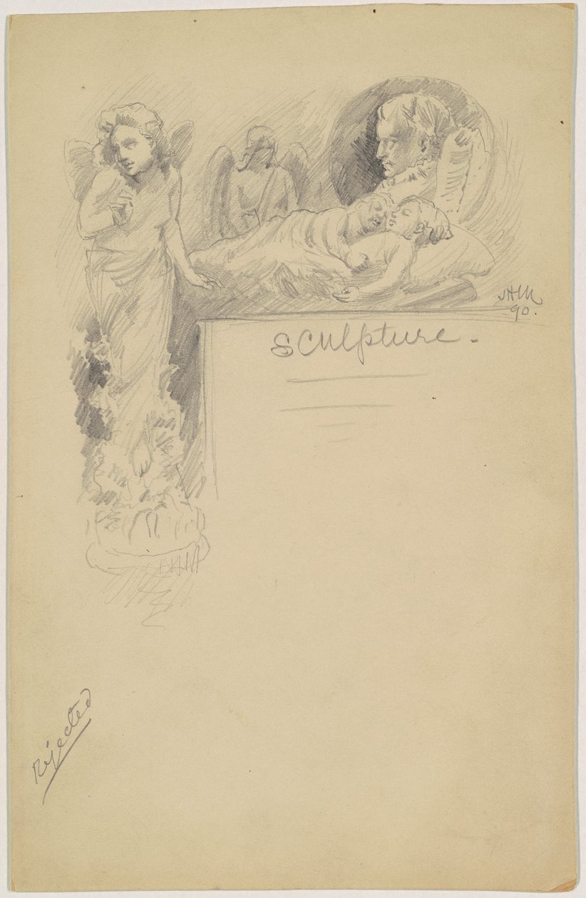 Studie für "Skulptur" von James Henry Moser