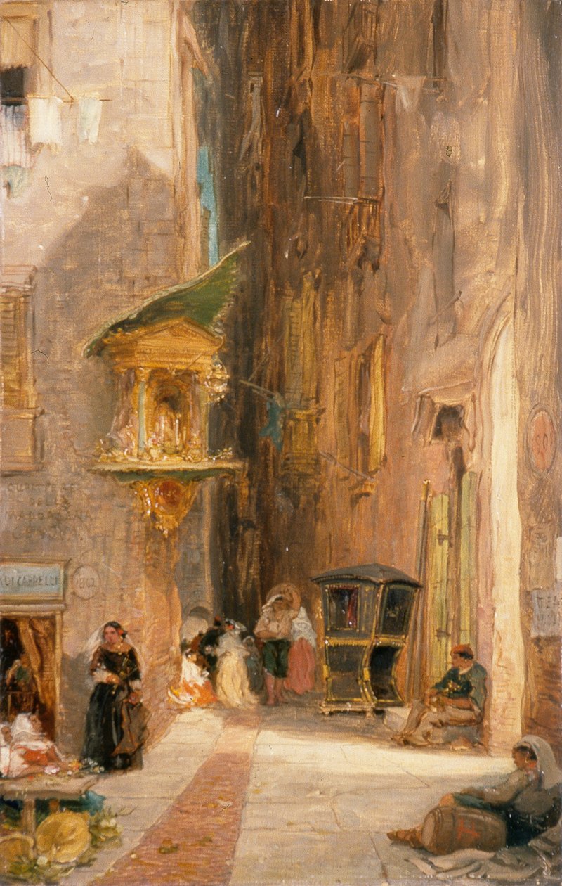 Straße in Genua von James Holland