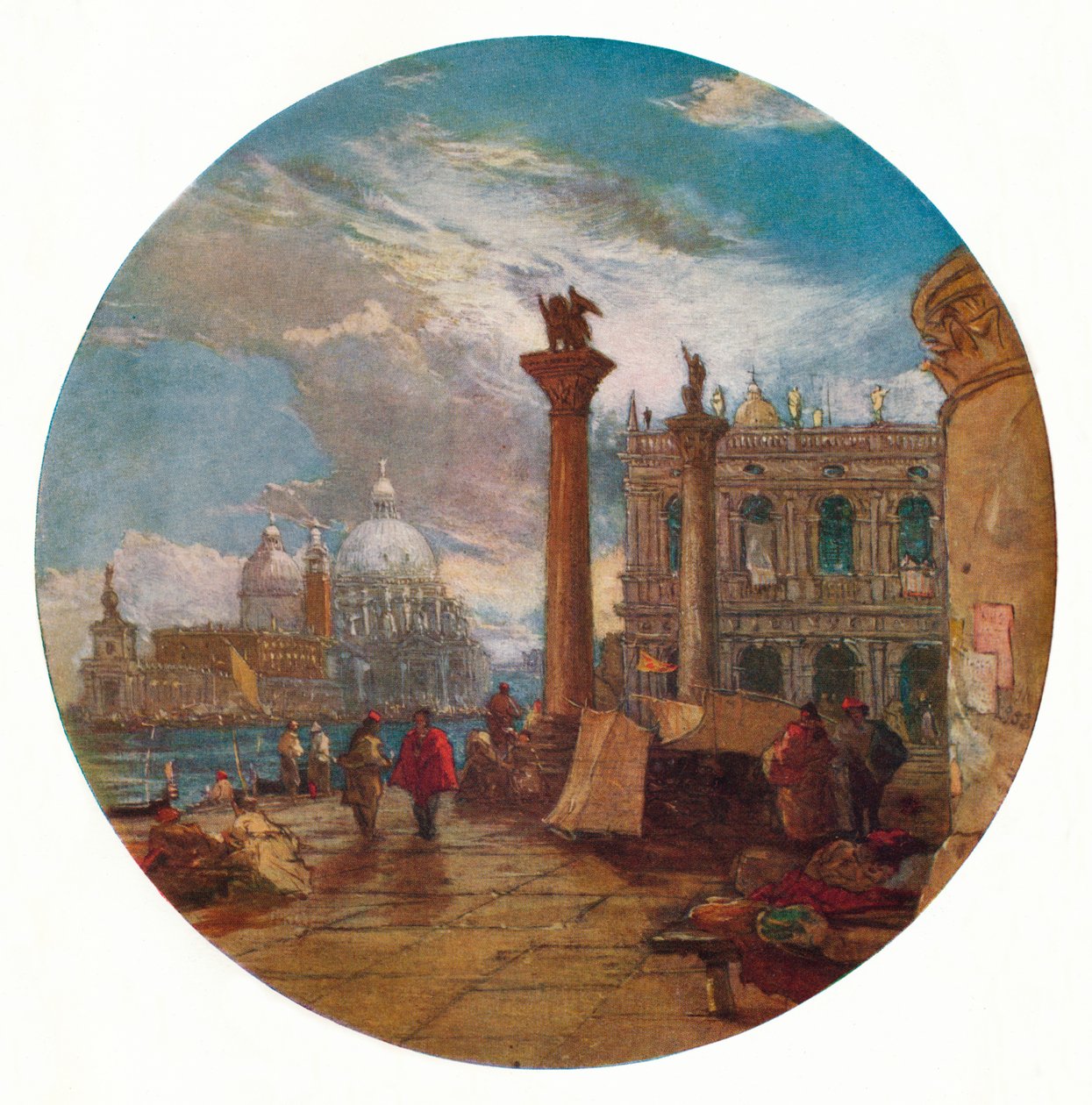 Ansicht in Venedig, um 1853 von James Holland