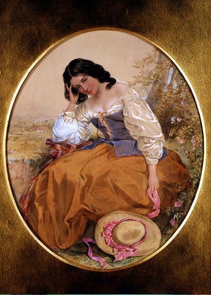 Weibliche Figur - Meditation von James II Fisher