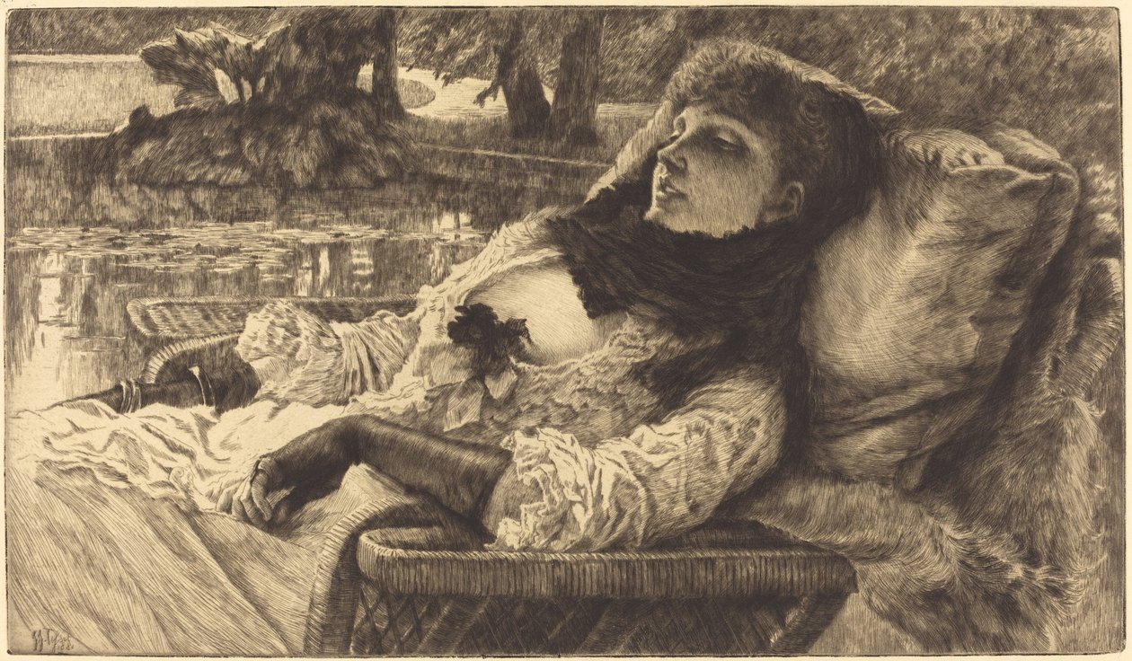 Sommerabend von James Jacques Joseph Tissot