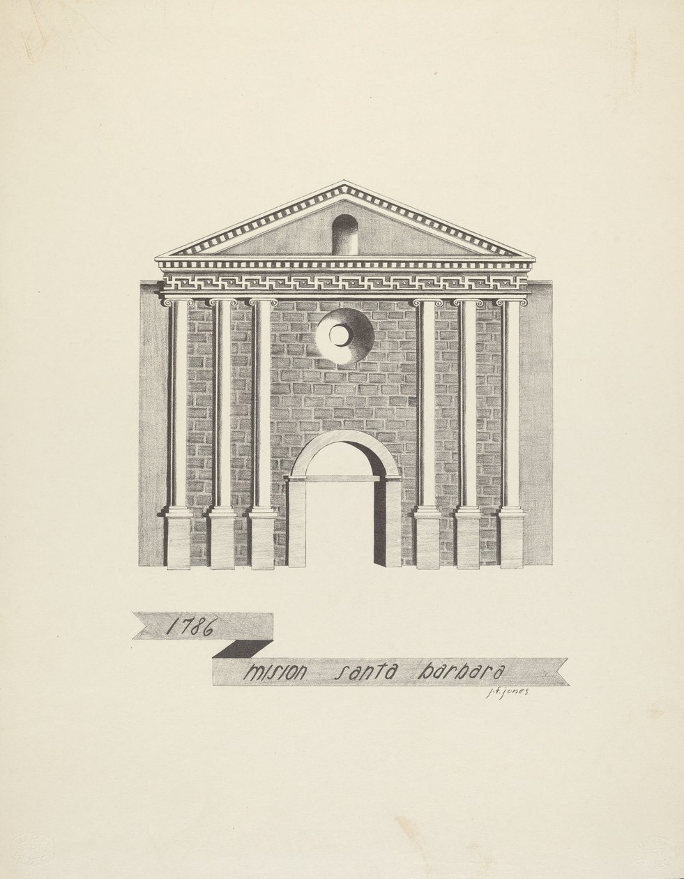 Mission Santa Barbara von James Jones