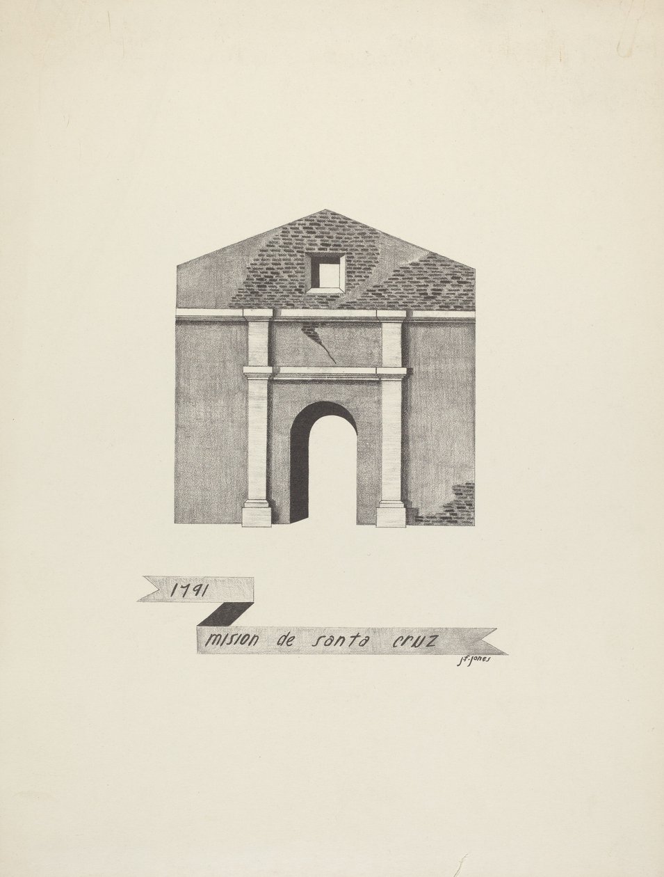 Mission von Santa Cruz von James Jones