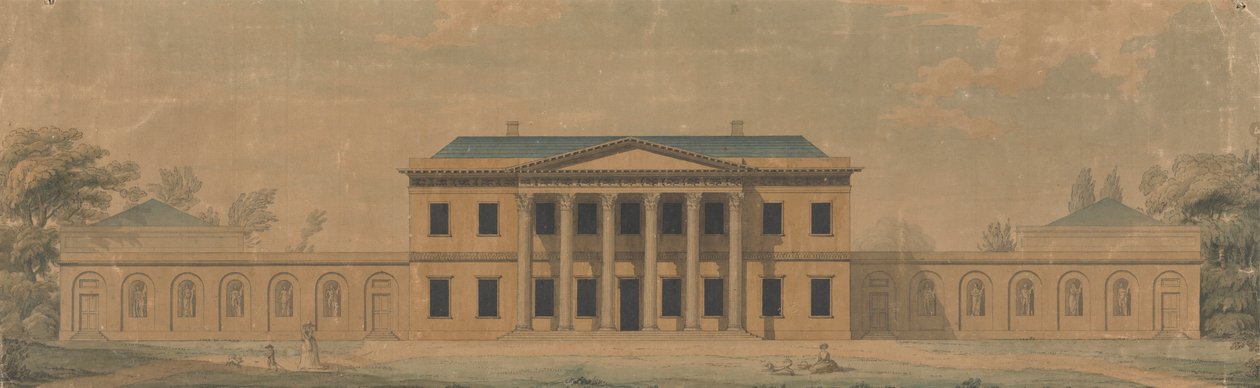 Entwurf für ein Landhaus von James Lewis