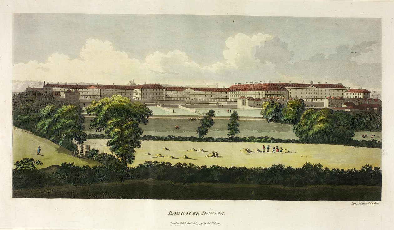 Kaserne, Dublin von James Malton