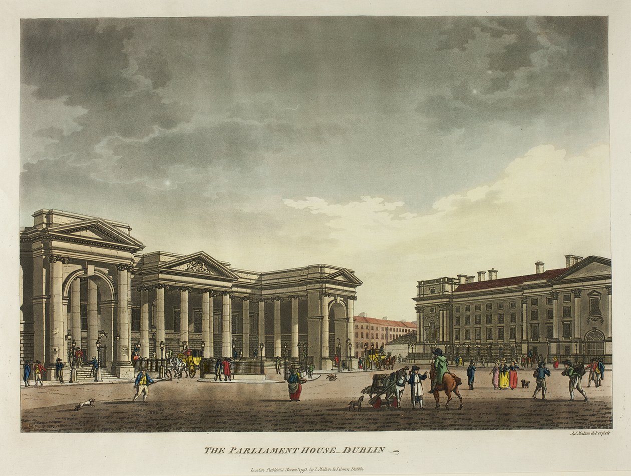 Das Parlamentsgebäude - Dublin von James Malton