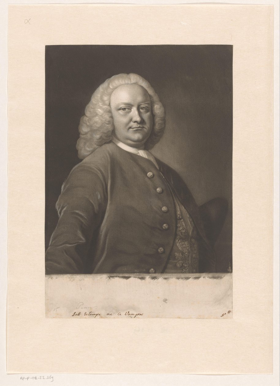 Porträt von William Benn von James McArdell