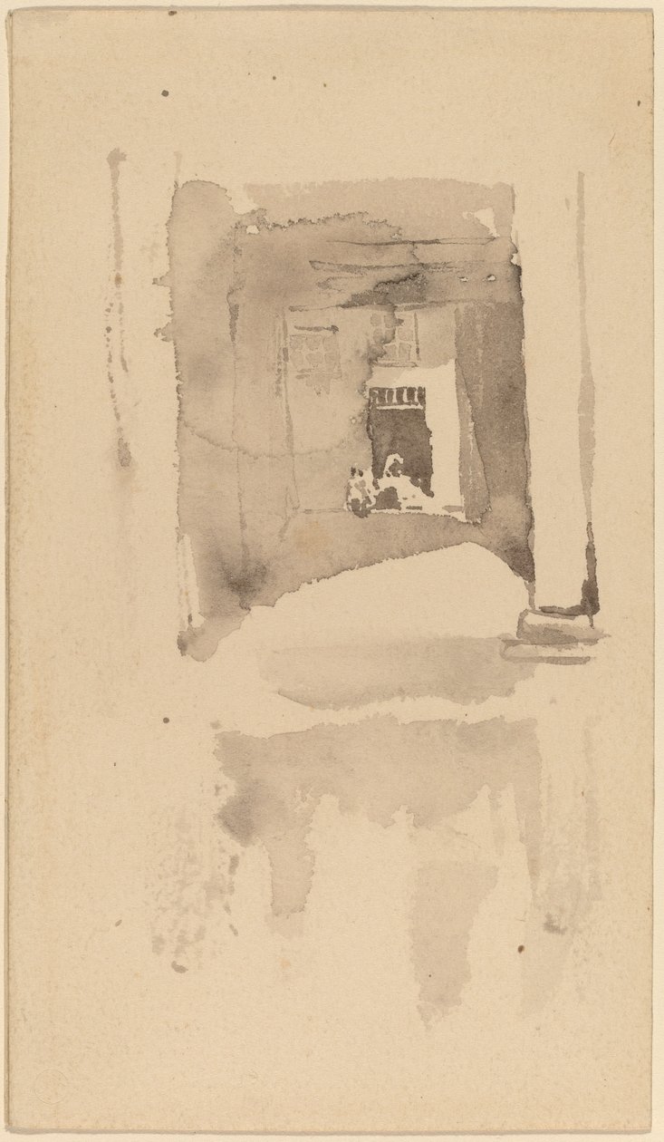 Ein Türrahmen in Ajaccio von James Abbott McNeill Whistler