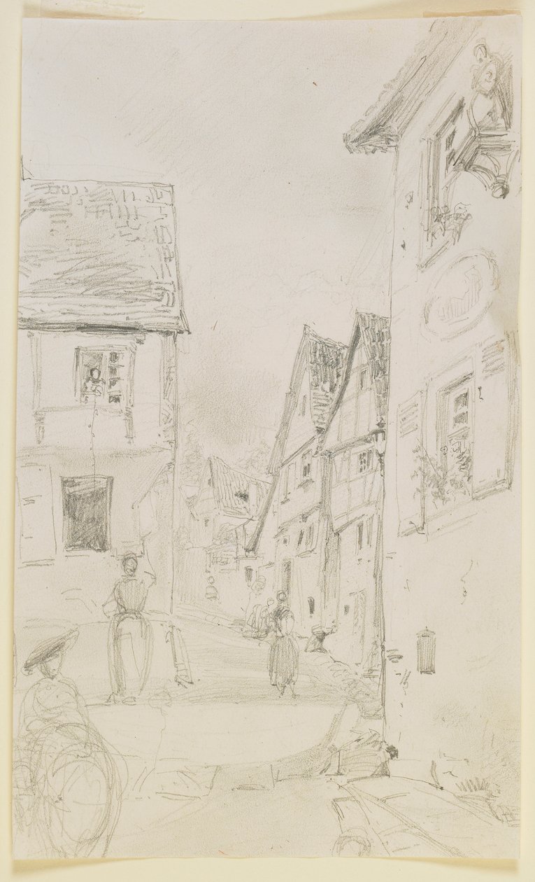 Eine Straßenszene von James Abbott McNeill Whistler