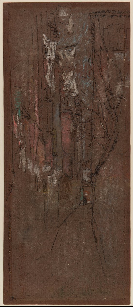 Eine Straße in Venedig von James Abbott McNeill Whistler