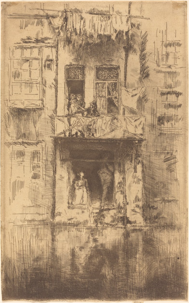 Balkon, Amsterdam von James Abbott McNeill Whistler