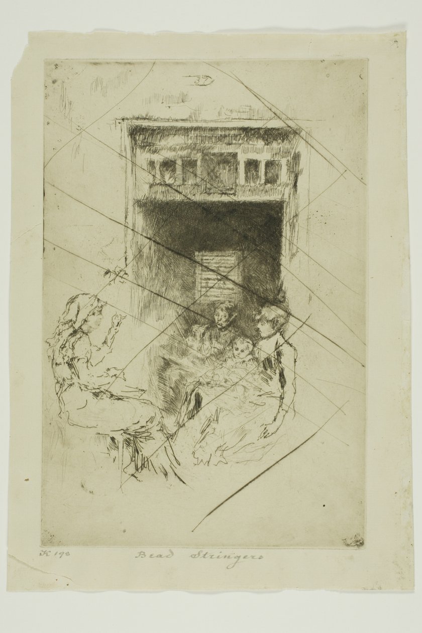 Perlenfädler von James Abbott McNeill Whistler